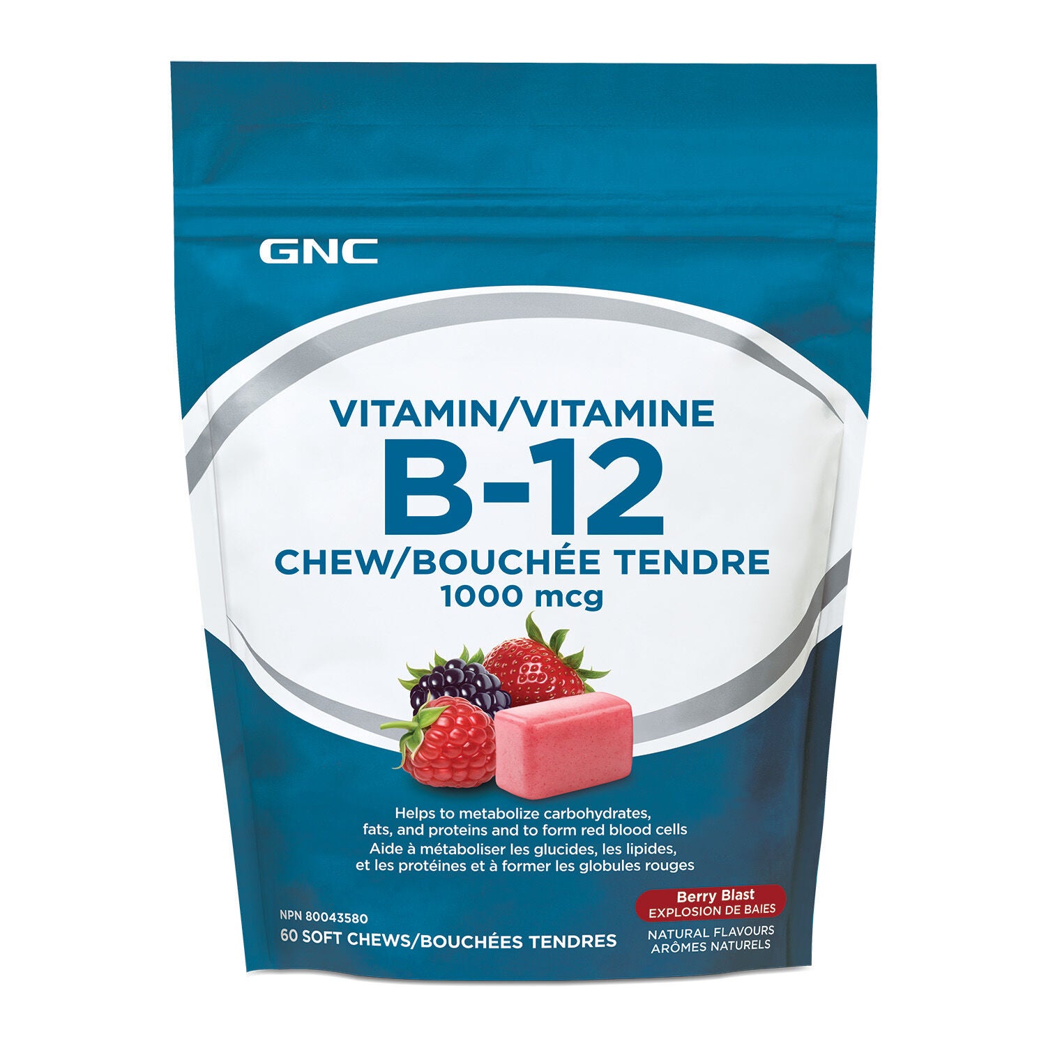 BOUCH&Eacute;E TENDRE DE VITAMINE&nbsp;B12  | GNC
